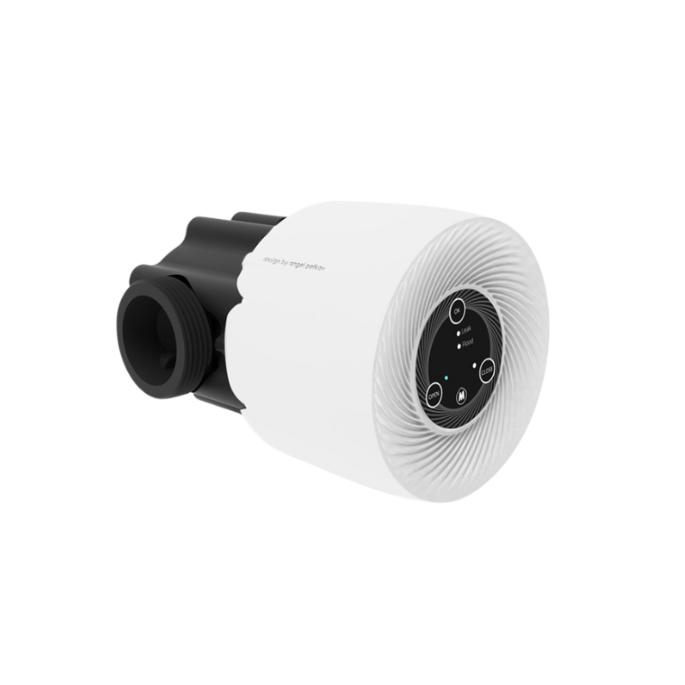 Sensor T-Valve (Controle de fluxo de água, temperatura, sensor antivandalismo, 12 anos de bateria, cano 3/4, LoRaWAN)