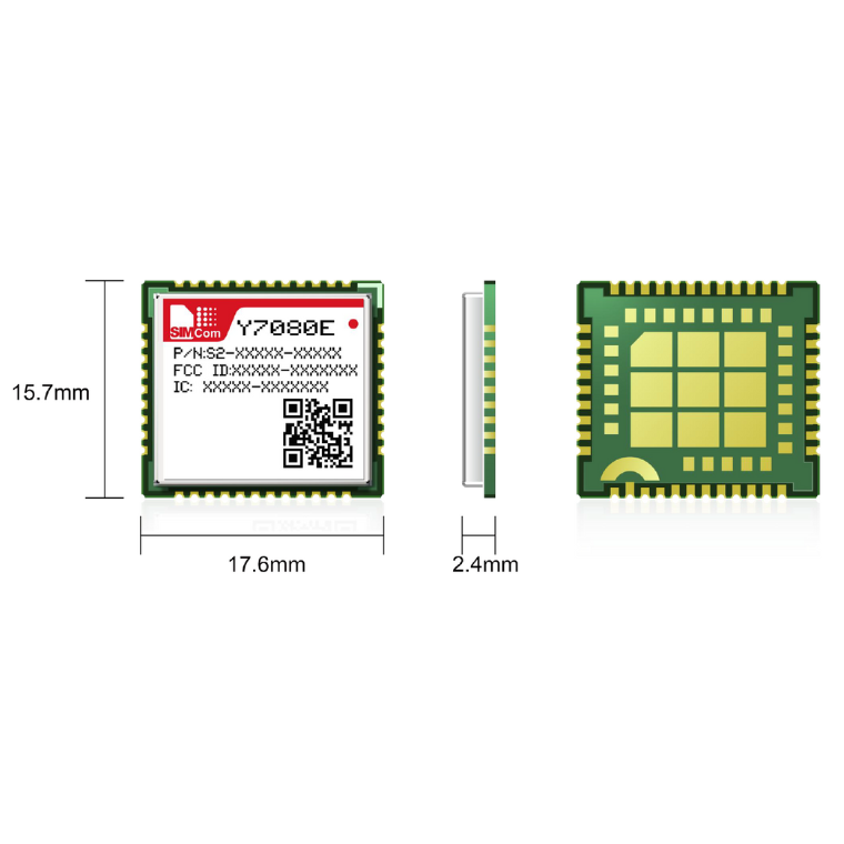 SIMCom Y7080E (Bateria de 10 Anos, NB-IoT, -40°C a +85°C)